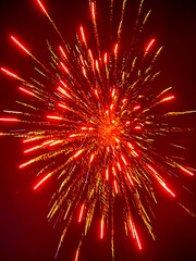 Red Firework Boom