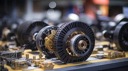 High-tech printing farm for precision aerospace parts manufacturing