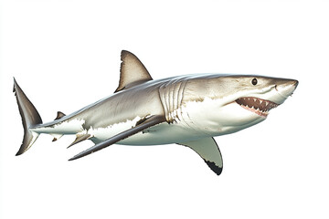 Obraz premium shark isolated on white