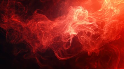 A captivating swirl of red smoke creating an atmosphere of mystery and intrigue, perfect for artistic and dramatic projects.