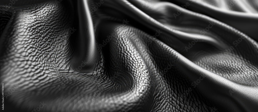 Poster abstract texture background of natural leather available space for text copyspace square image