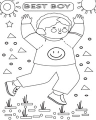 coloring page For The Kids.