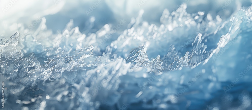Poster ice surface texture. copy space image. place for adding text and design