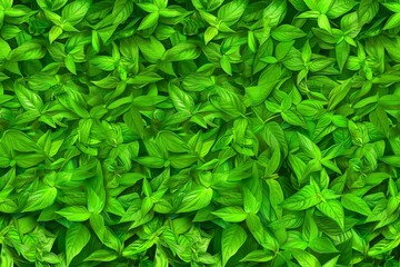 A repeating texture of leafes