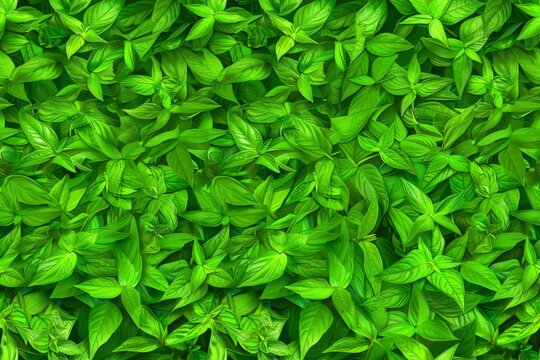 A repeating texture of leafes