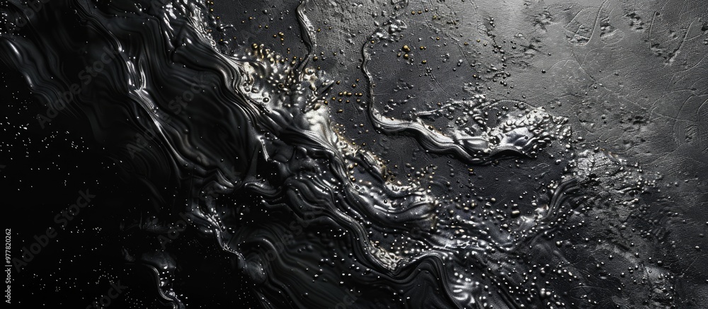 Poster grainy abstract texture against a black background design component. copy space image. place for add