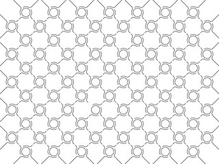 Naklejka premium linear pattern on white background. geometric background