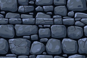A repeating texture of a brick wall