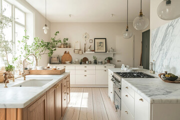 Fototapeta premium modern kitchen interior