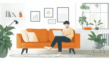 individuals practicing effective online learning strategies, like interactive courses, virtual study groups, or e-learning tools