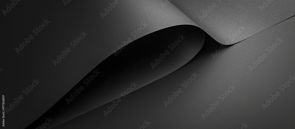 Poster black paper texture background empty black paper sheet. copy space image. place for adding text and 