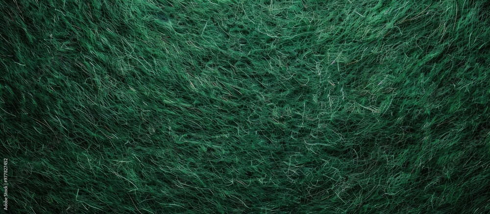 Poster abstract background featuring a green felt texture square format. copy space image. place for adding