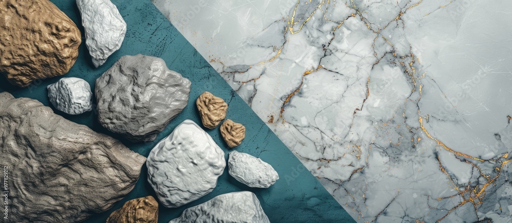 Poster new abstract design background featuring distinctive marble wood and rock textures. copy space image