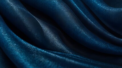 Fototapeta premium Blue waves curves, abstract art, vector illustration, wallpaper background 