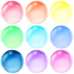 물방울 비누방울 일러스트