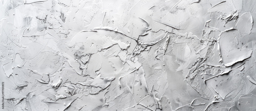 Poster the wall s plaster texture features rough strokes created with a palette knife with paint on the sur