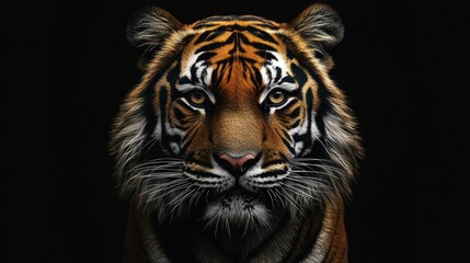 Fototapeta premium Closeup Portrait of a Majestic Tiger