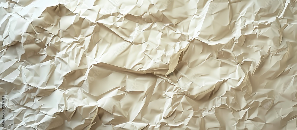 Poster crumpled paper background with a vignette effect. copy space image. place for adding text and design