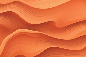 Abstract orange wavy background