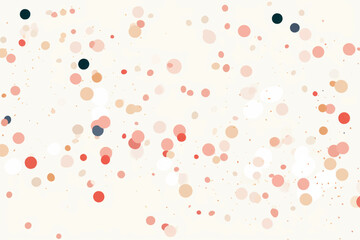 Colorful abstract polka dots pattern