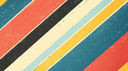 &ldquo;Vintage striped backgrounds featuring retro colors from the 1970s, 1980s, and 1990s. Includes retro vintage 70s style stripes with poster lines and shapes, perfect for banners and graphic design