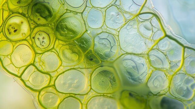 Microscopic View of Plant Cells: A Detailed Look at Nature's Building Blocks