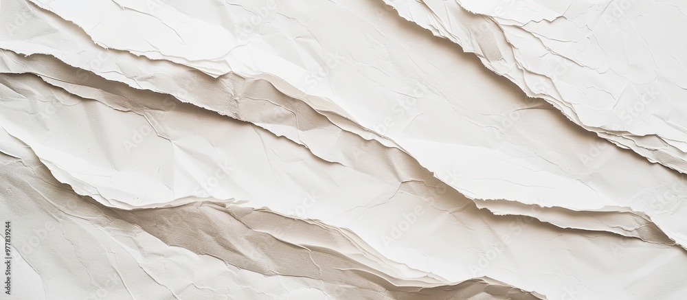 Poster white paper texture background kraft paper in a horizontal layout with a distinctive paper design fe