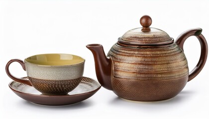 Rustic Brown Tea Set