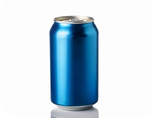 Bright Blue Soda Can