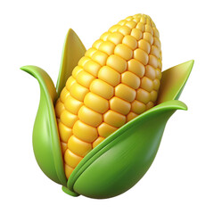 3d corn image without background