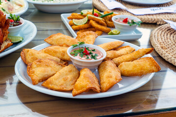 Typical food from the northeast of Brazil, Porto de Galinhas, Ipojuca, Pernambuco, Brazil