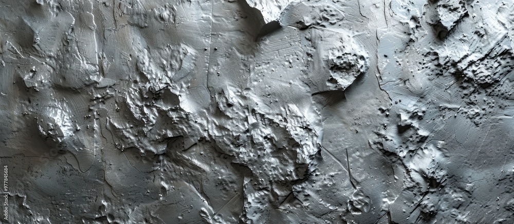 Poster rough grey wall texture with small bumps. copy space image. place for adding text and design