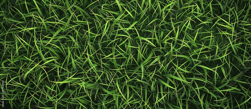 Poster background of green grass. copy space image. place for adding text and design