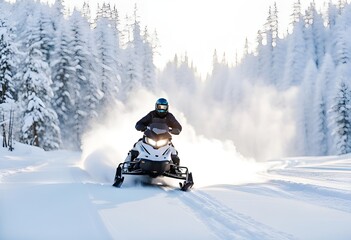 motoneige homme en noir