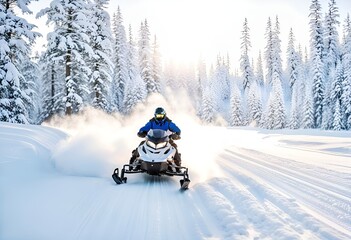 montoneige homme en bleu