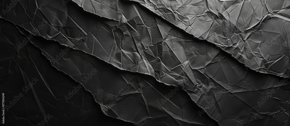 Poster black paper texture background empty black paper sheet. copy space image. place for adding text and 