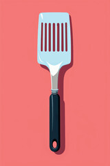 Modern kitchen spatula illustration