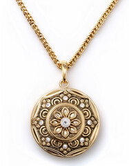 necklace isolated on white background