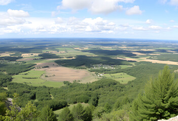 Obraz premium Panoramic view of ecoregion