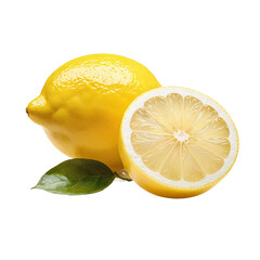 Lemon PNG isolated on Transparent background