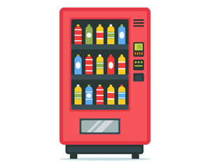 vending machine for selling food products. buy goods in the machine.