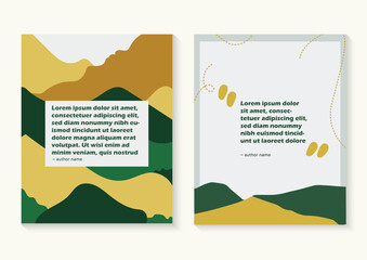 Banner post template designs quotes