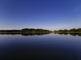 Reflection of Trees in the Lake