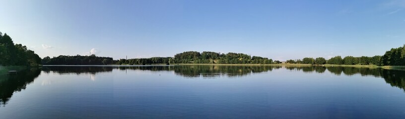 Reflection of Trees in the Lake