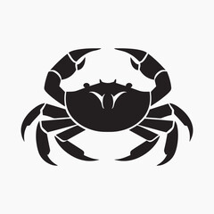 Bold crab silhouette design