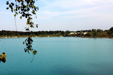 Baggersee in Hartheim am Rhein
