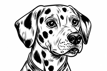 Cute coloring page featuring a playful dog for kids creativity.
