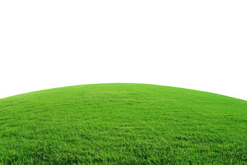 Verdant Grass Hill - Isolated on White Transparent Background, PNG
