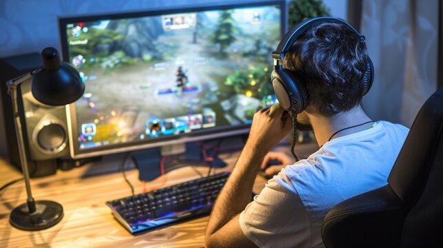 Night of Gaming: Gamer Focused on Free Online Gameplay