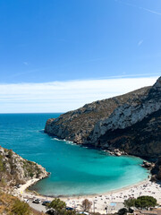 View of the coast in Javea